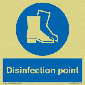 Disinfection point